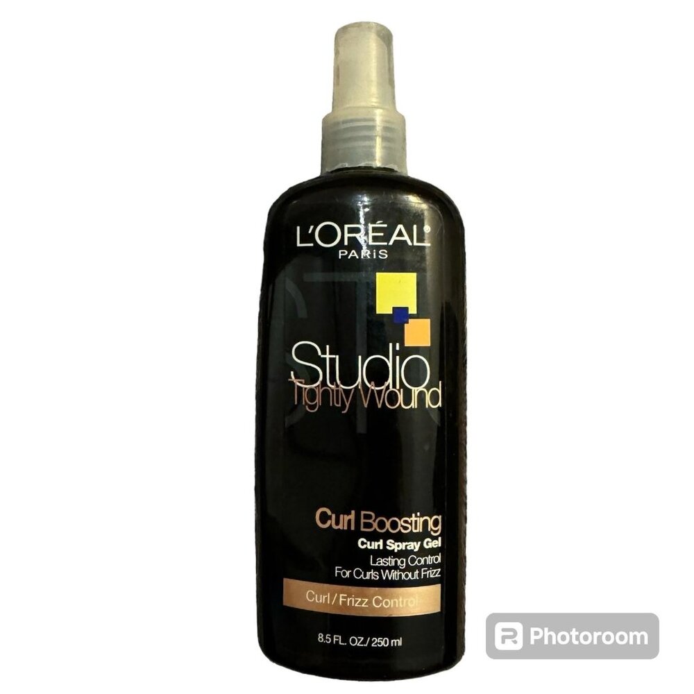 2 x L’Oréal Studio Tightly Wound Curl Boosting Spray Gel 8.5 Fl oz (READ)